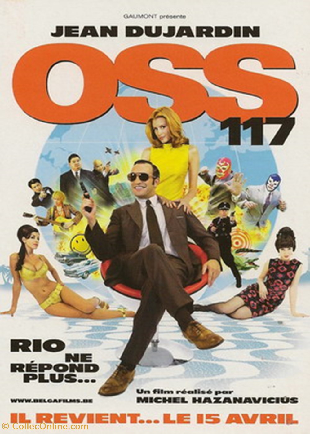 OSS 117 Rio ne répond plus cartes postales autres oss 117 rio ne repond plus
