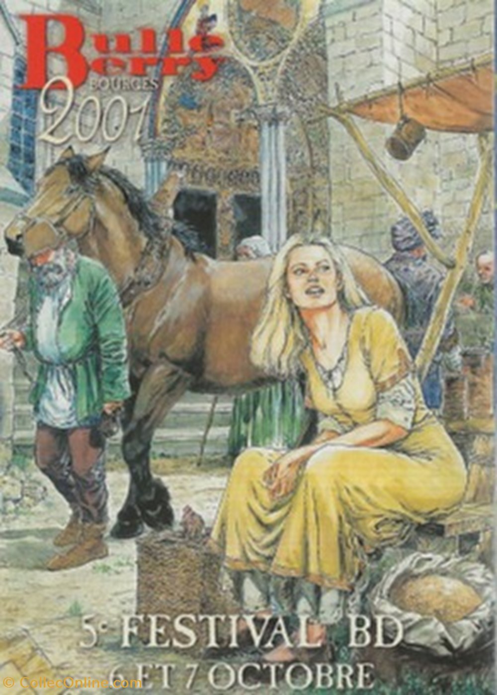 Bourges (18) 2001 cartes postales bande dessinee bourges 18 2001
