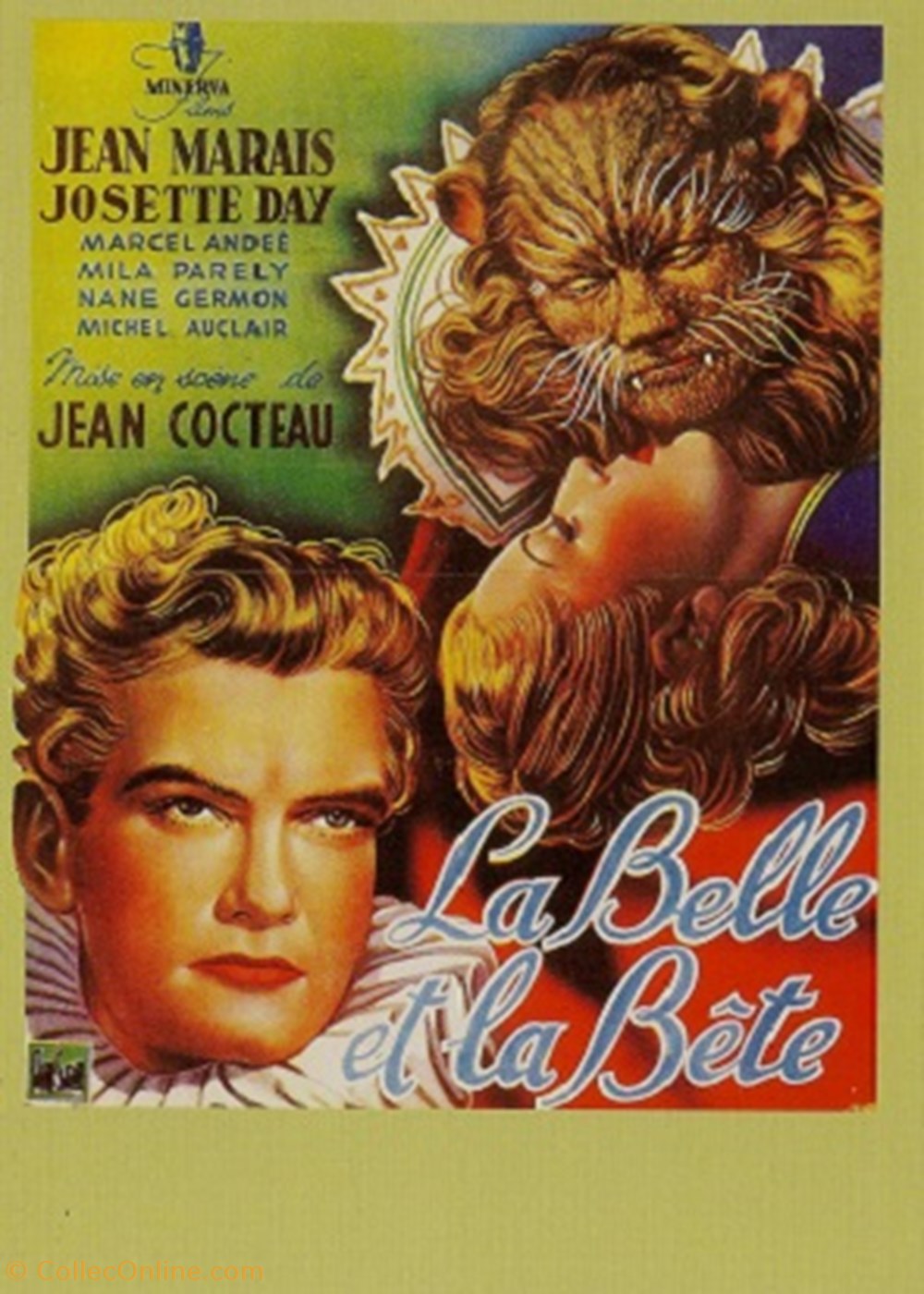 La belle et la bête cartes postales autres la belle et la bete