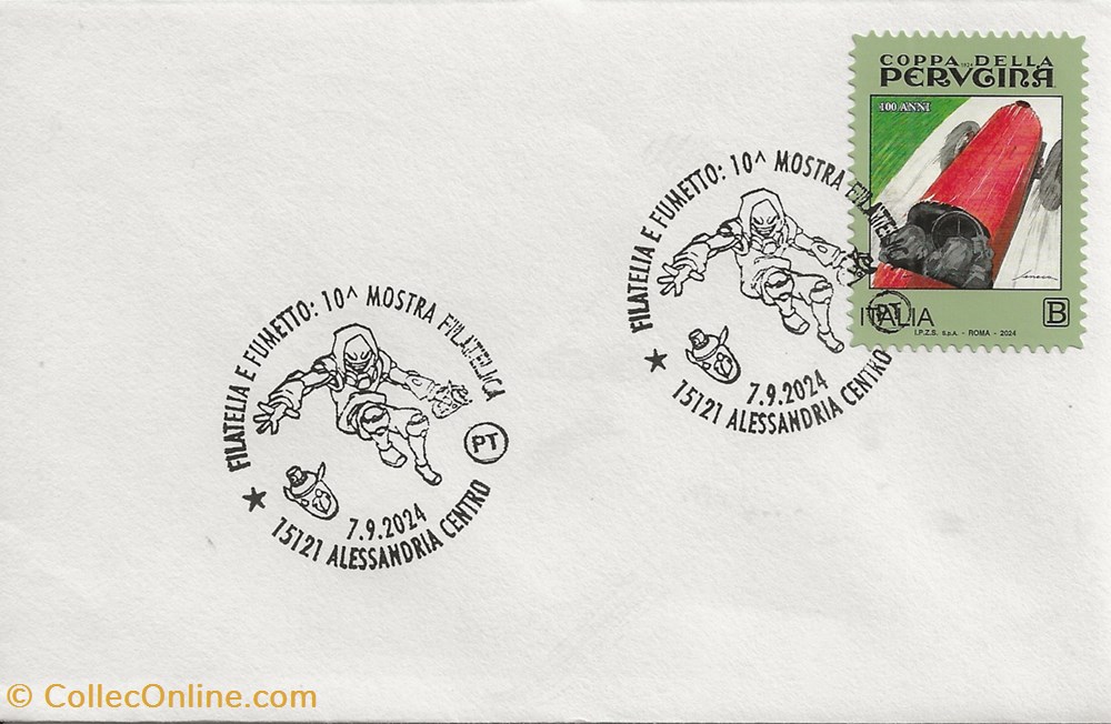 timbres alessandria italie 2024 10 mostra filatelica filatelia fumetto