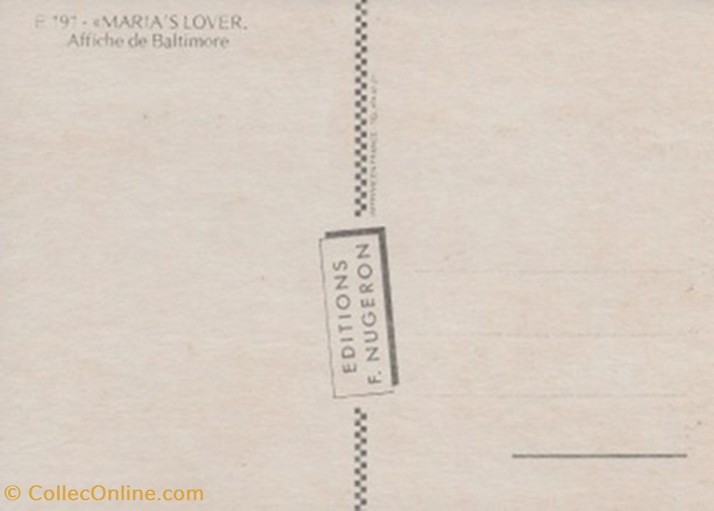 Maria's lovers cartes postales autres maria s lovers
