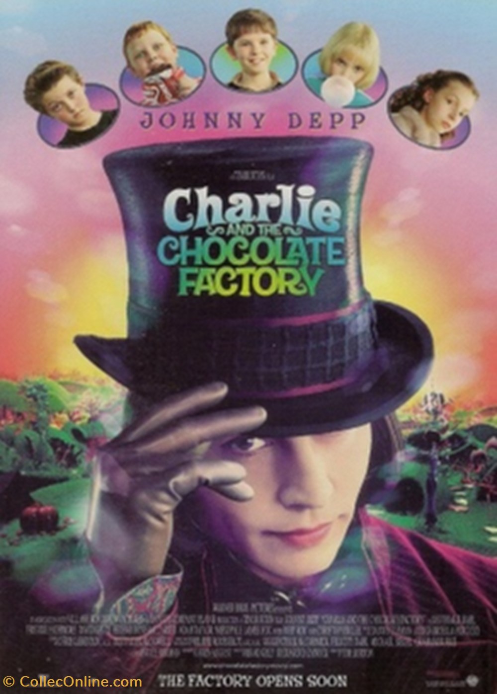 Charlie and the chocolate factory cartes postales autres charlie and the chocolate factory