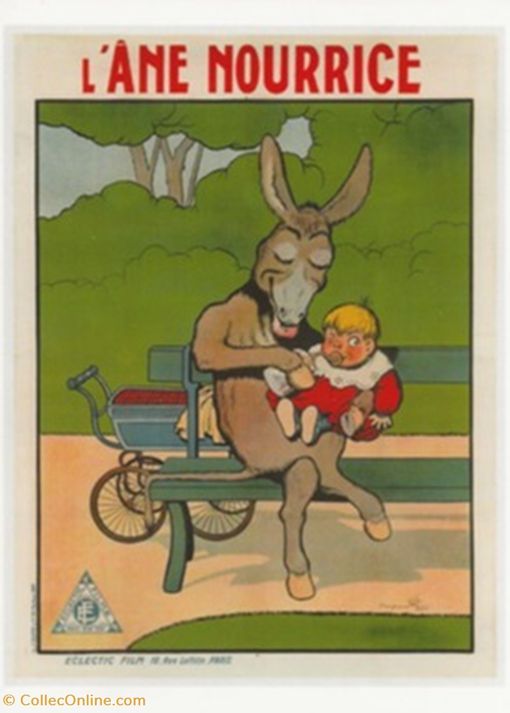 cartes postales autres l ane nourrice