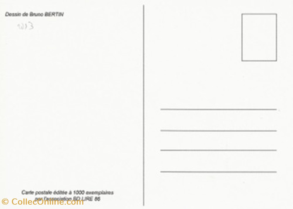 cartes postales bande dessinee liguge 86 2013