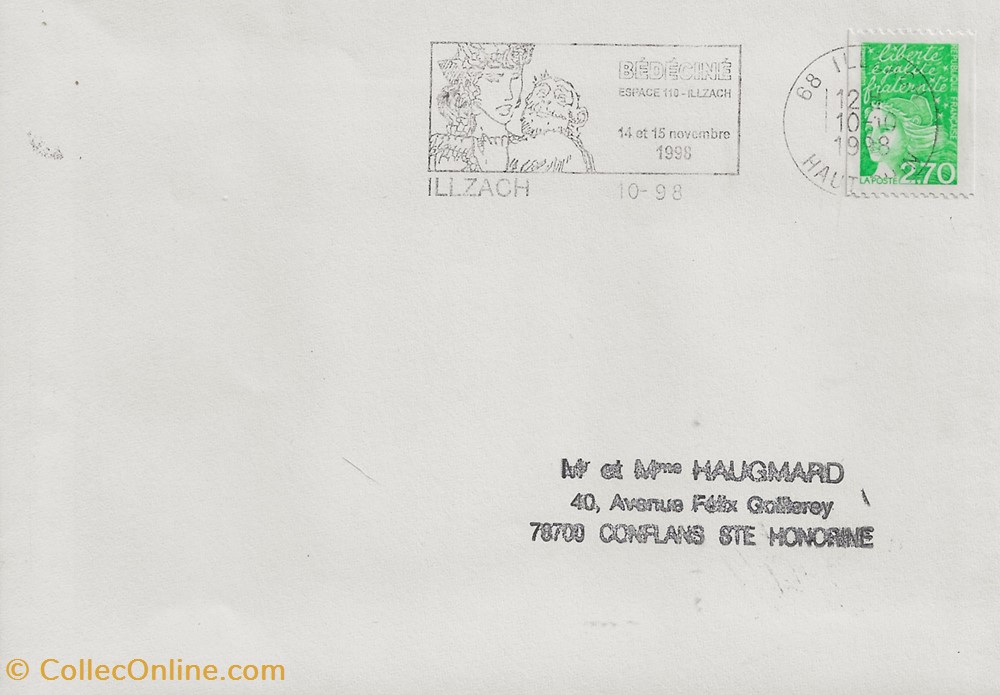 timbres illzach 68 1998 14eme festival bedecine