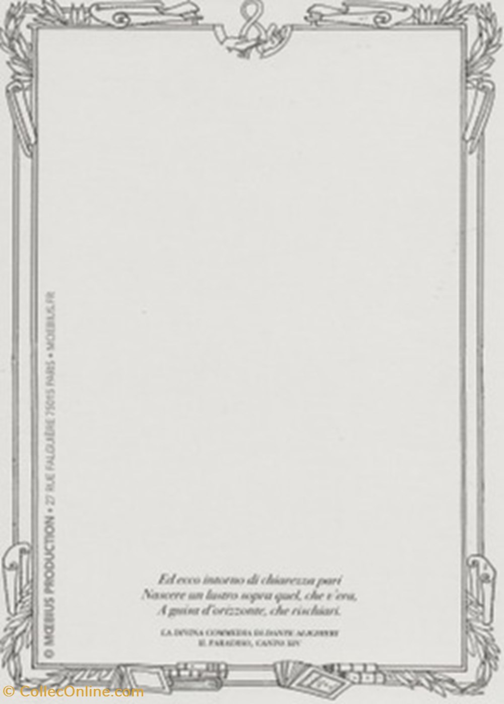 Paradiso 2 cartes postales bande dessinee paradiso