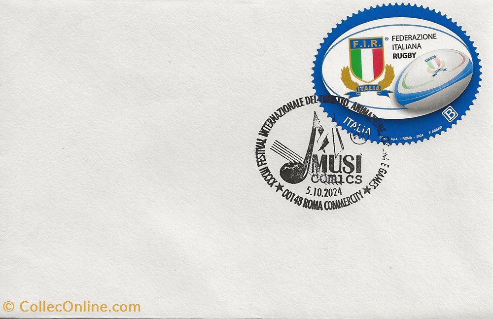 Roma (Italie) 2024 XXXIII Edizione romics 2 timbres roma italie 2024 xxxiii edizione romics