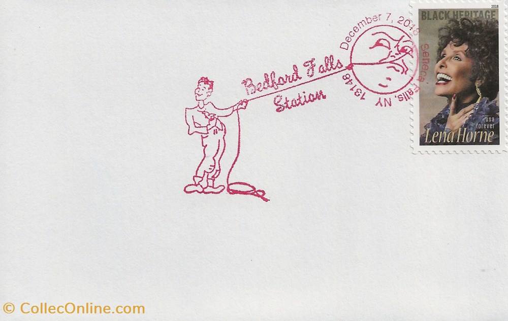 Seneca Falls (Etats Unis) 2018 Que la vie est belle! timbres seneca falls etats unis 2018 que la vie est belle