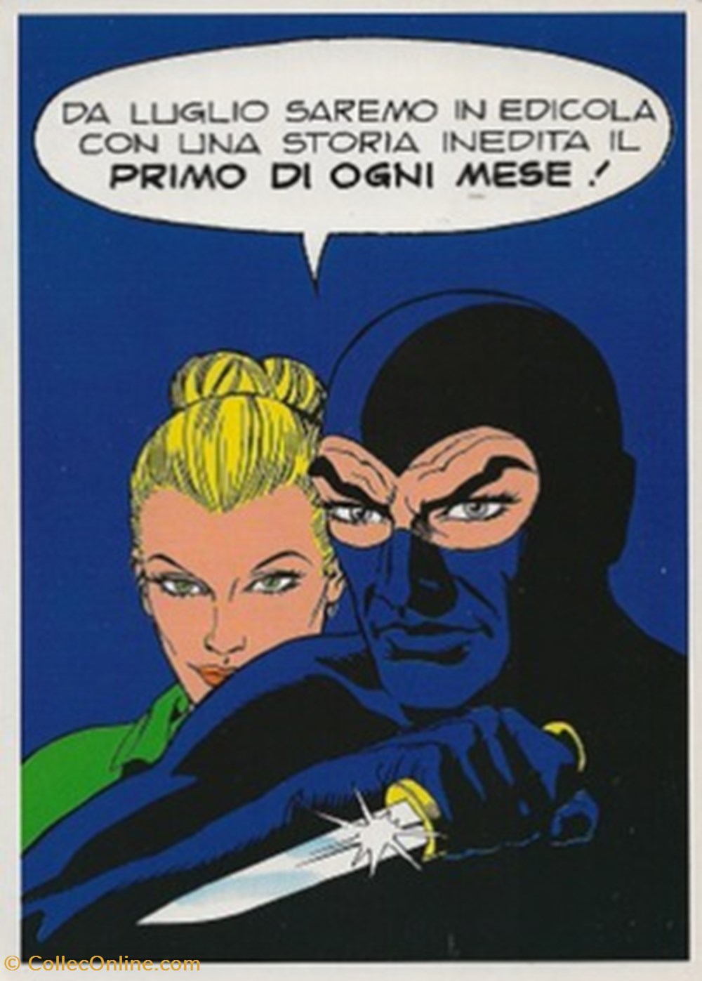 cartes postales bande dessinee diabolik
