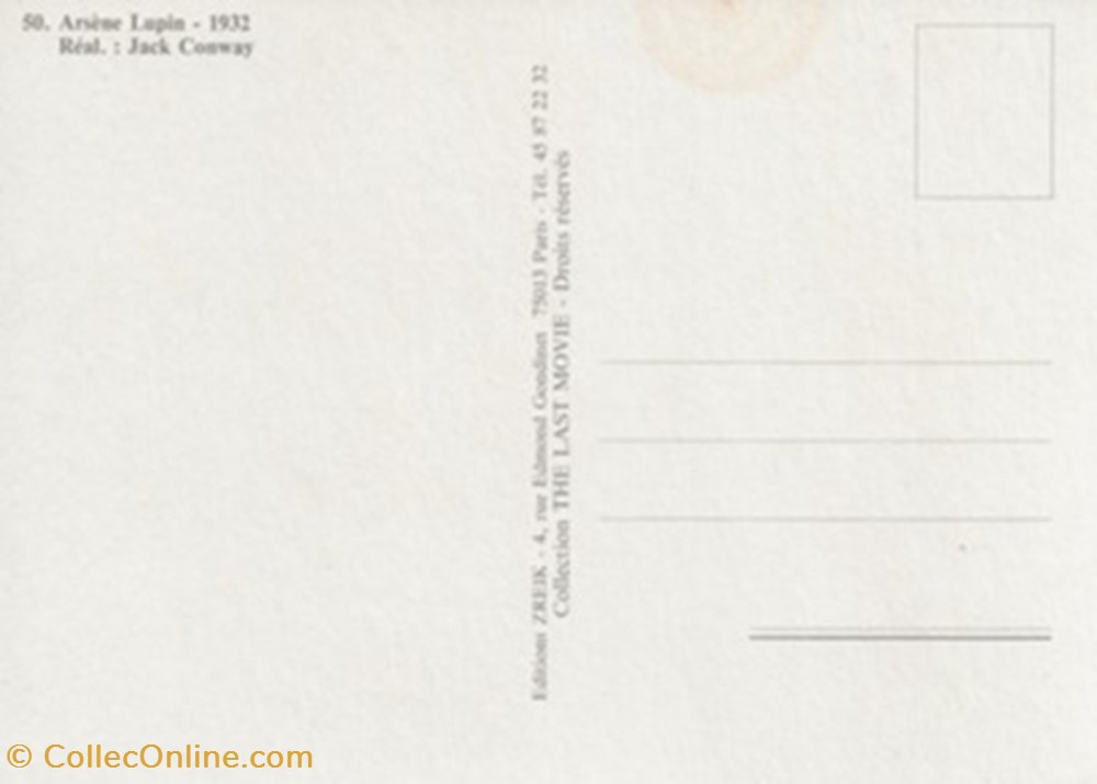 cartes postales autres arsene lupin