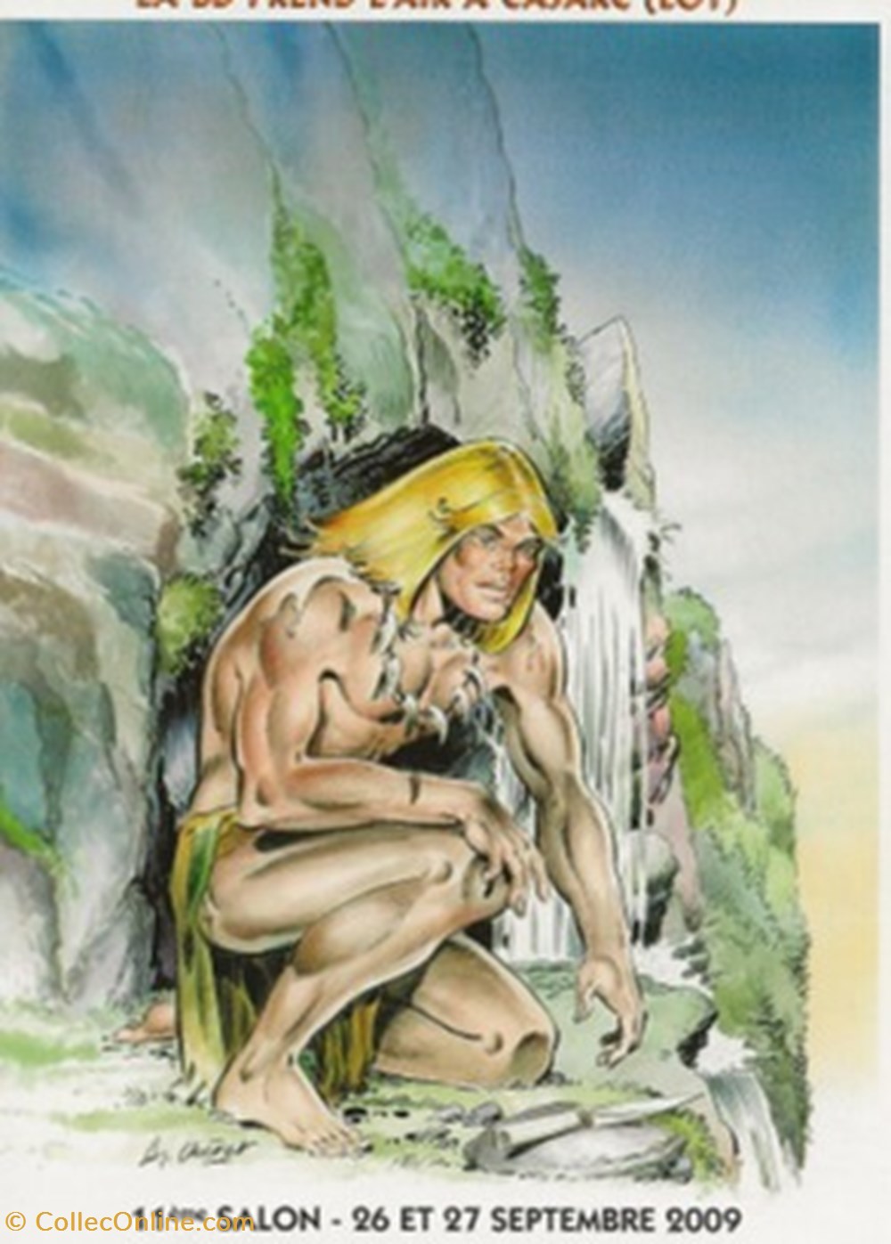 cartes postales bande dessinee cajarc 46 2009