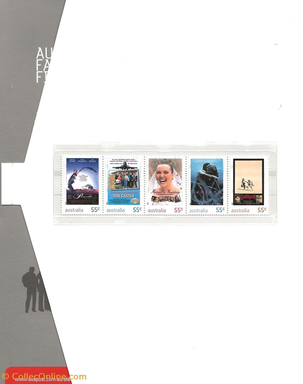 ZZZ Presentation Pack (Australie) 2008 - Australian's favourite film 2 timbres zzz presentation pack australie 2008 australian s favourite film