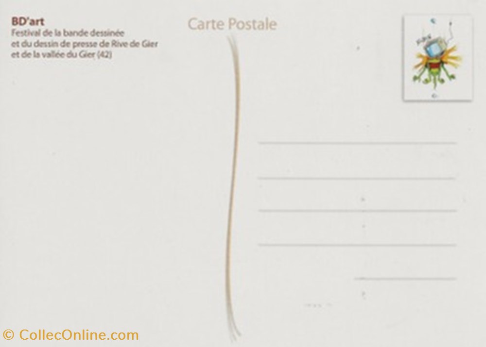 Rive de Gier (42) 2010 cartes postales bande dessinee rive de gier 42 2010