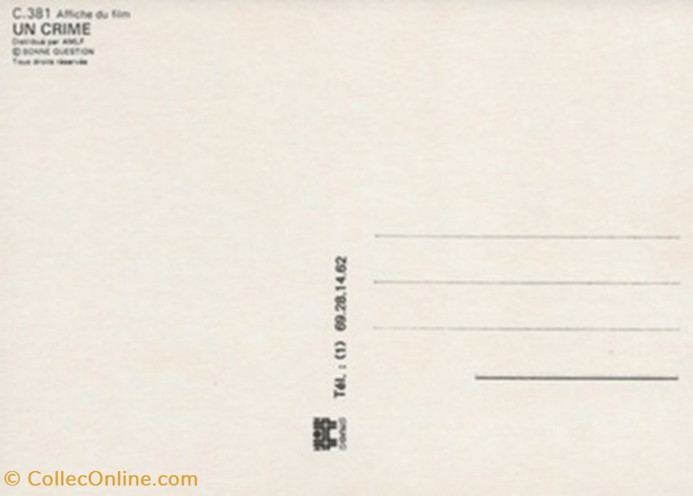 Un crime cartes postales autres un crime