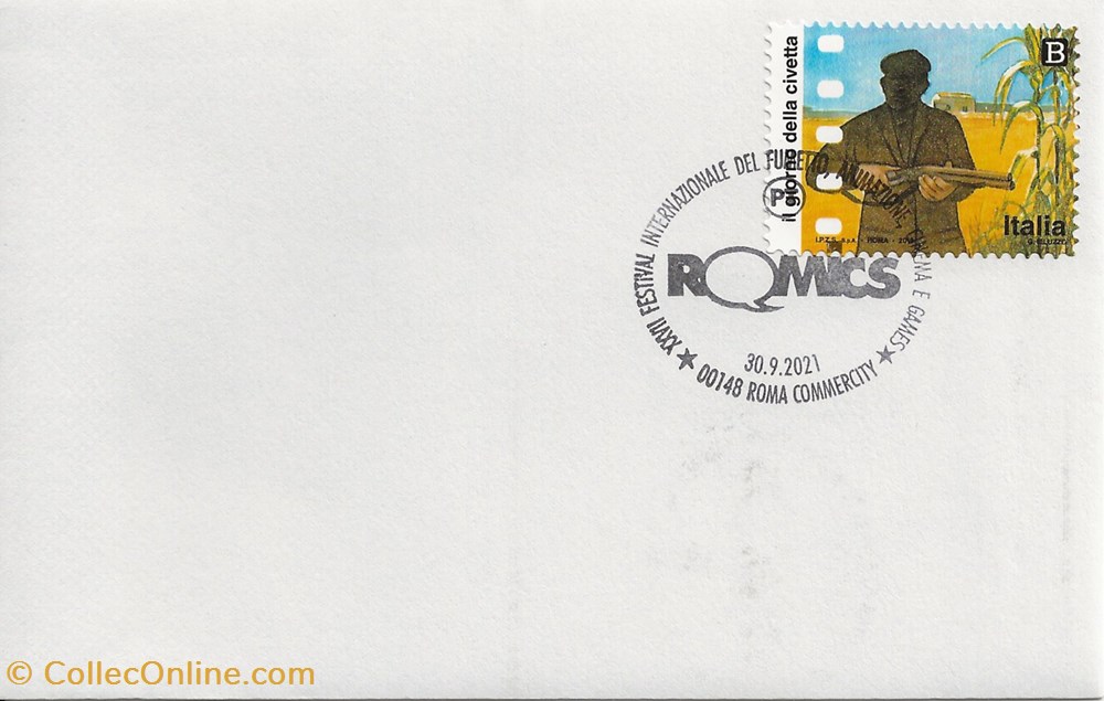 timbres rome italie 2021 festival de la bd et du dessin anime