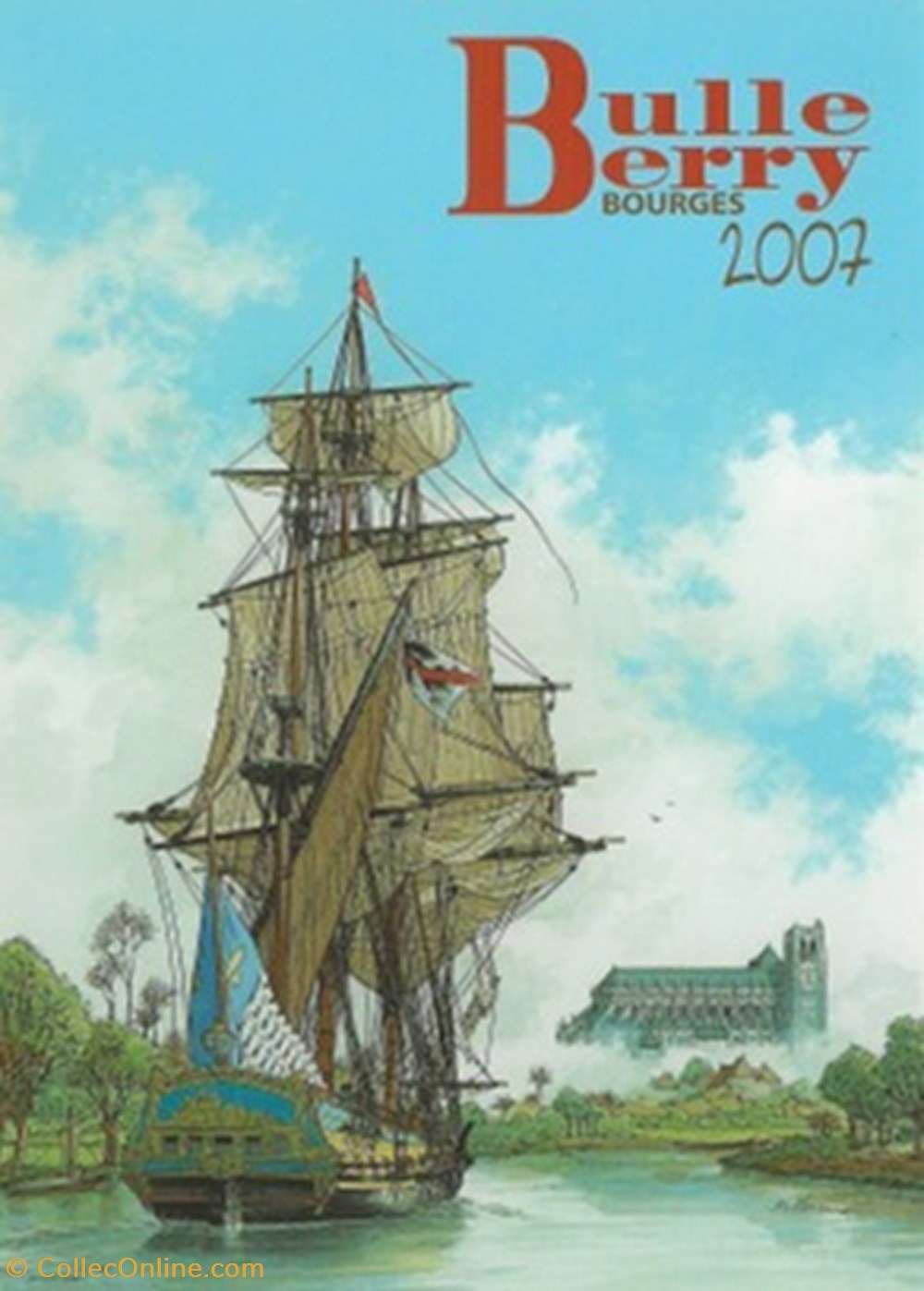 Bourges (18) 2007 cartes postales bande dessinee bourges 18 2007