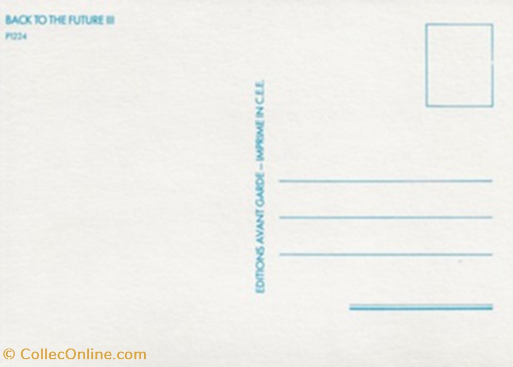 cartes postales autres back to the future iii