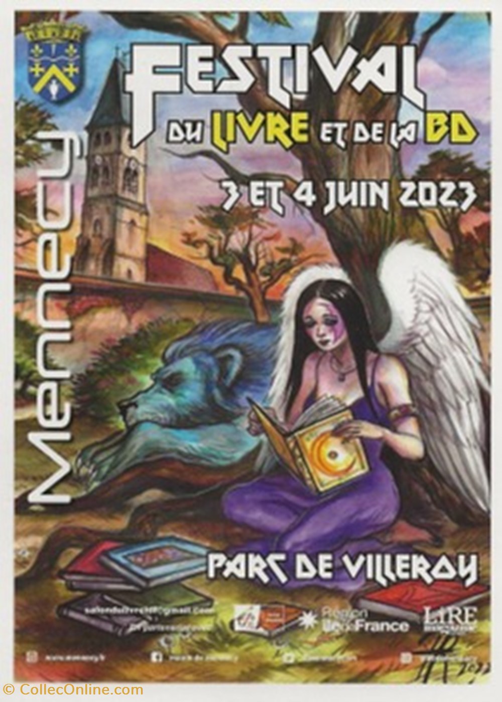 Mennecy (91) 2023 cartes postales bande dessinee mennecy 91 2023