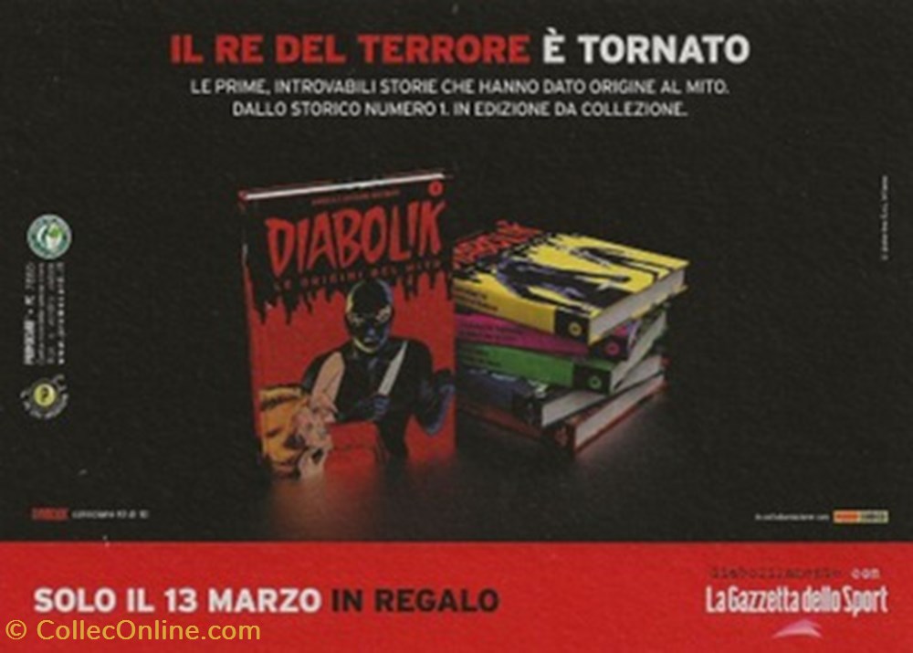 cartes postales bande dessinee diabolik