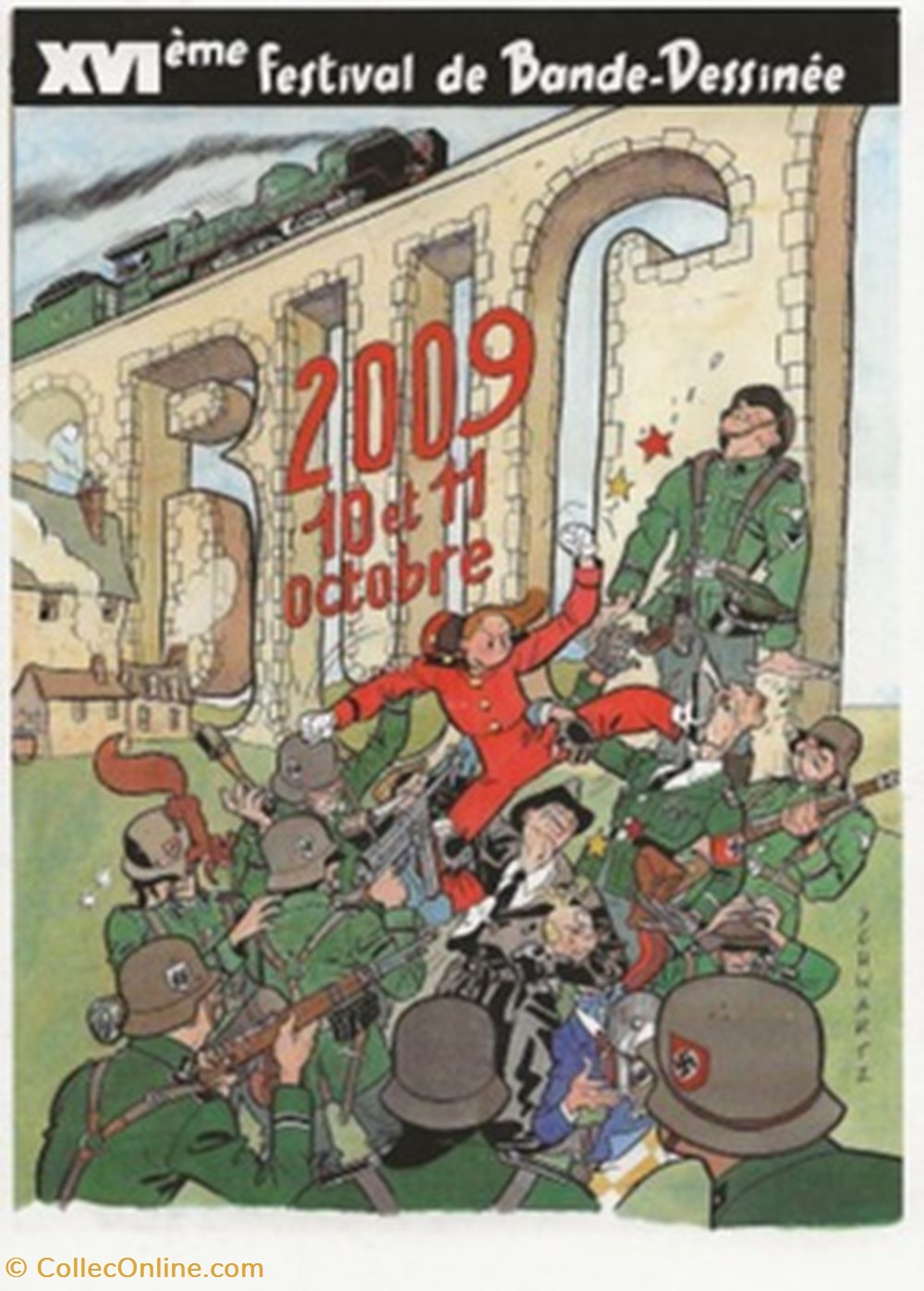 cartes postales bande dessinee buc 78 2009