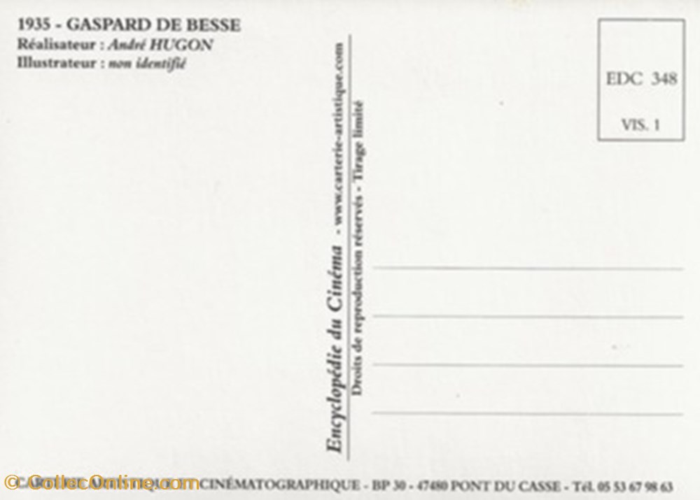 Gaspard de besse cartes postales autres gaspard de besse
