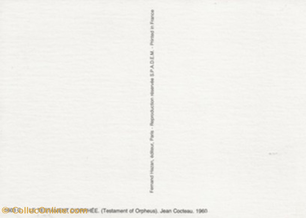 Le testament d'Orphée cartes postales autres le testament orphee