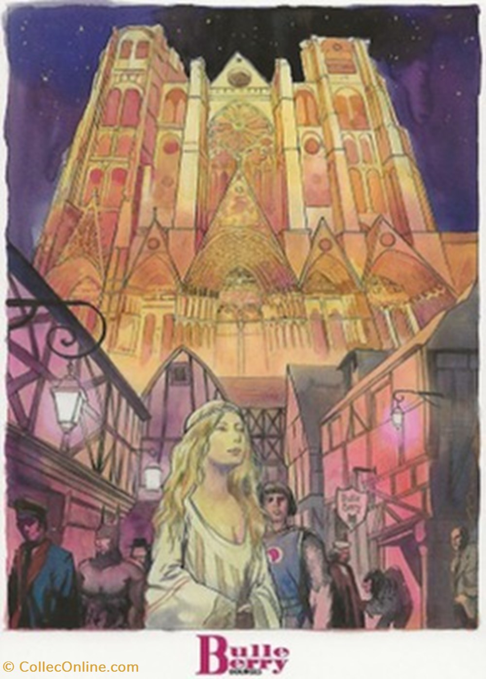 Bourges (18) 2011 cartes postales bande dessinee bourges 18 2011