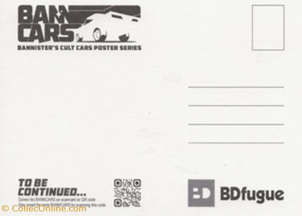 cartes postales bande dessinee banncars