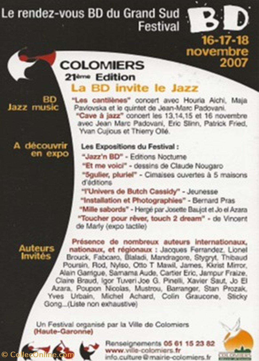 Colomiers (31) 2007 cartes postales bande dessinee colomiers 31 2007