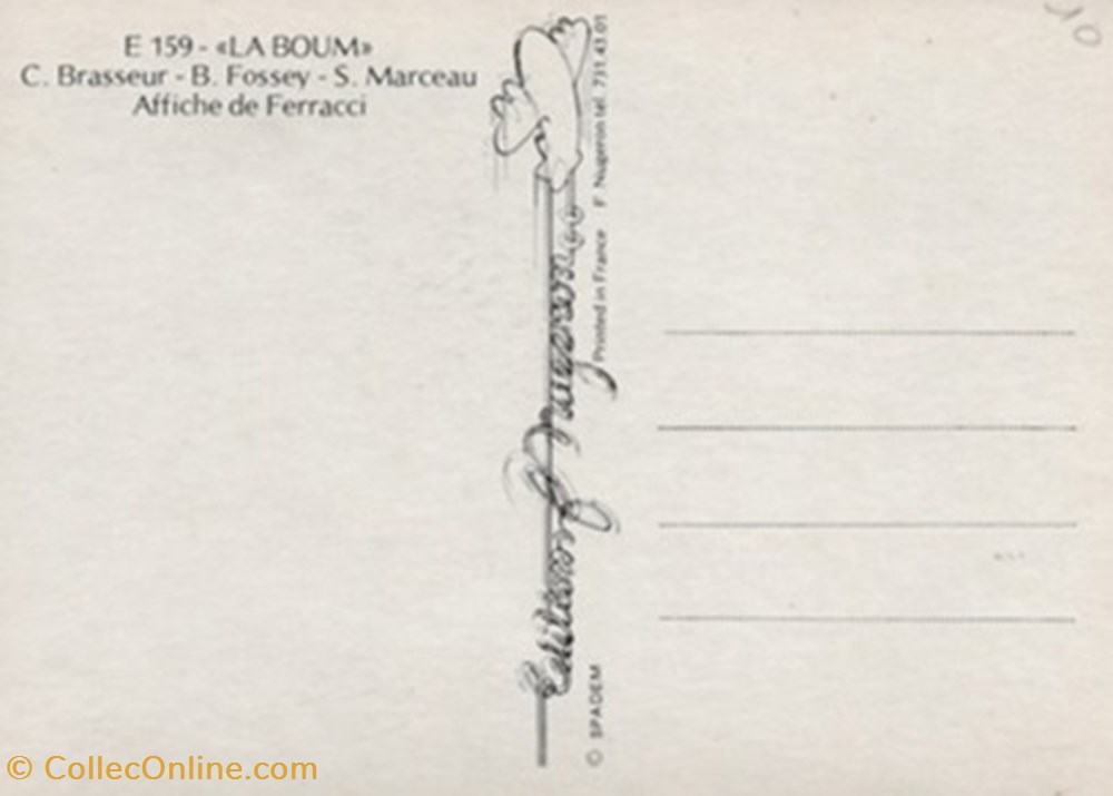 La boum cartes postales autres la boum
