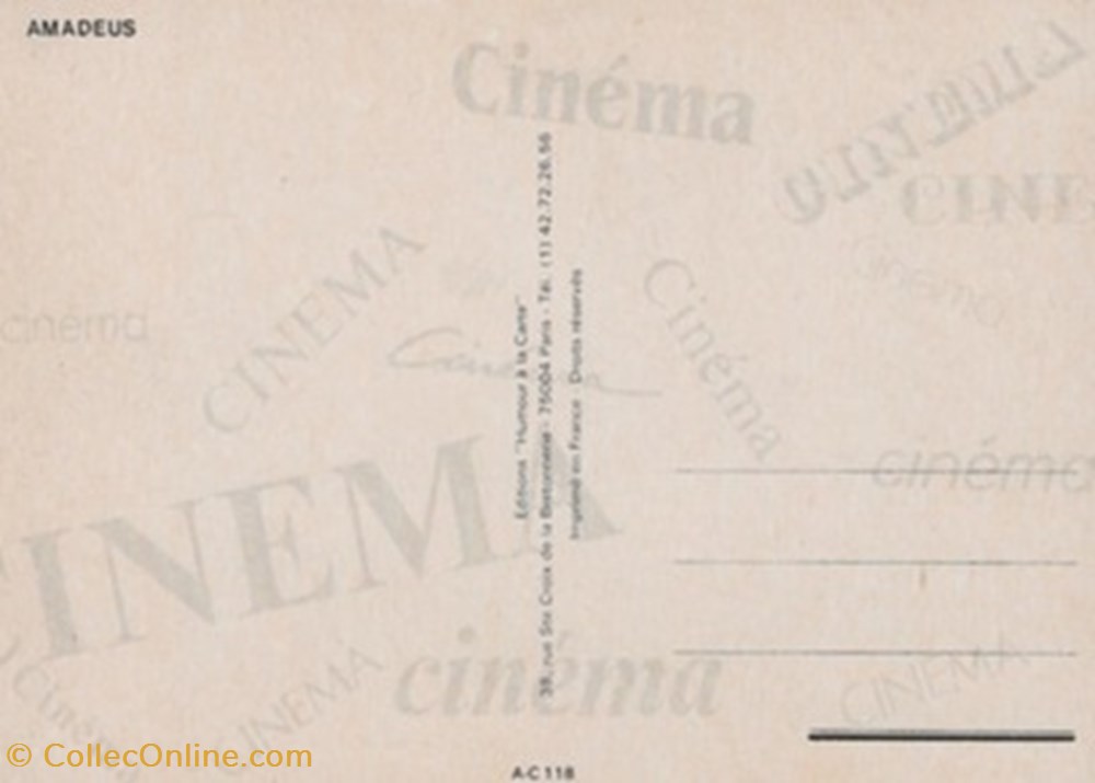 Amadeus cartes postales autres amadeus