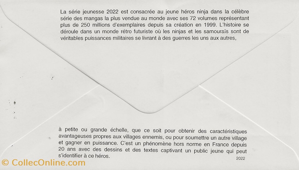 Paris (75) 2022 Naruto timbres paris 75 2022 naruto