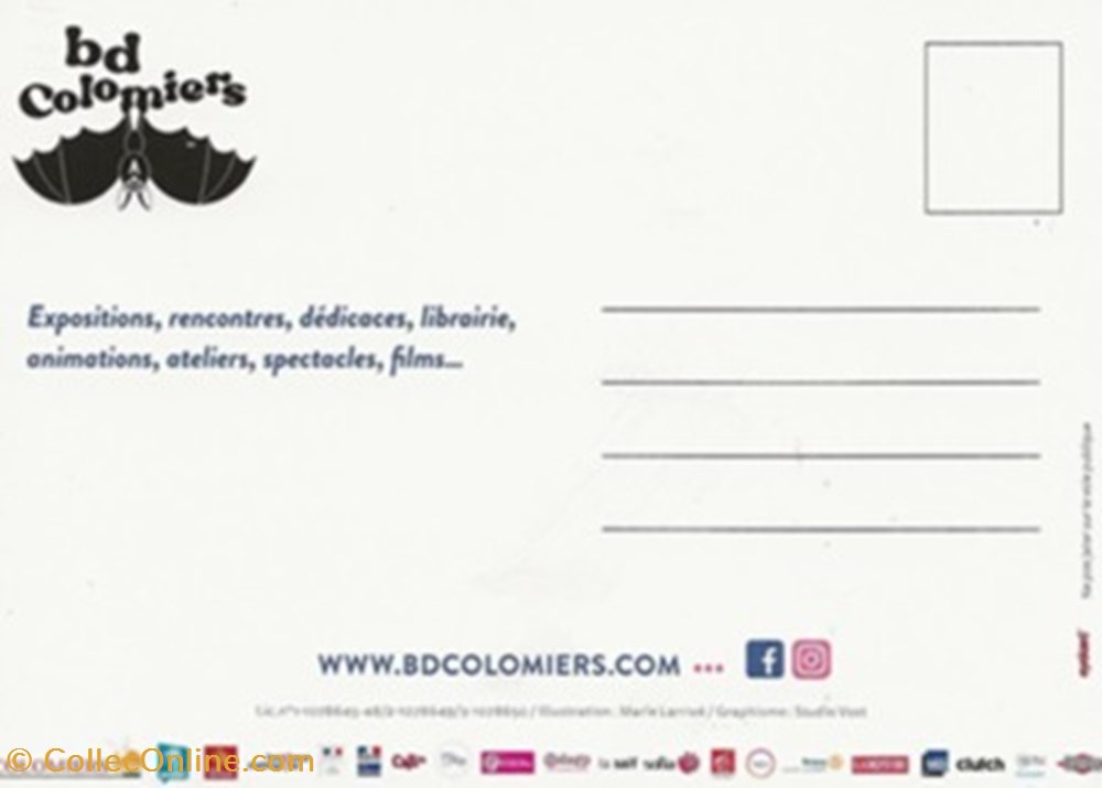 cartes postales bande dessinee colomiers 31 2022