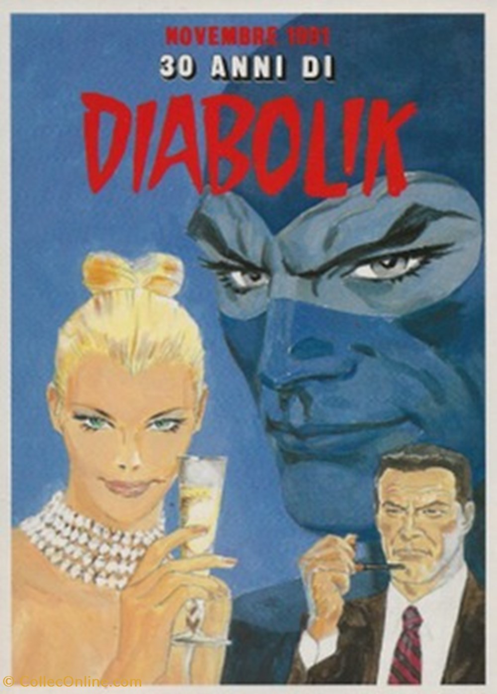 Diabolik cartes postales bande dessinee diabolik