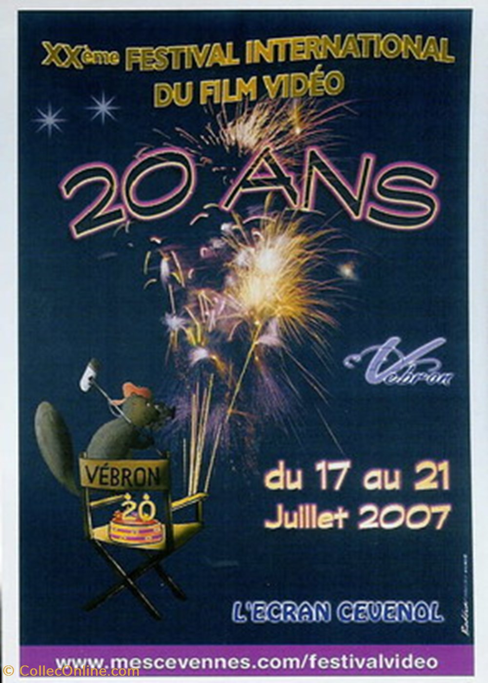 Vebron Festival international du film vidéo 2007 cartes postales autres vebron festival international du film video 2007