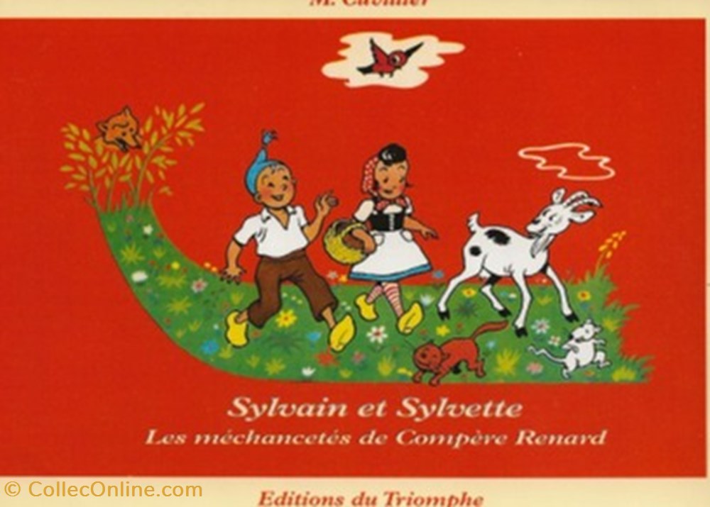 Sylvain et Sylvette, Les méchancetés de compère renard cartes postales bande dessinee sylvain et sylvette les mechancetes de compere renard