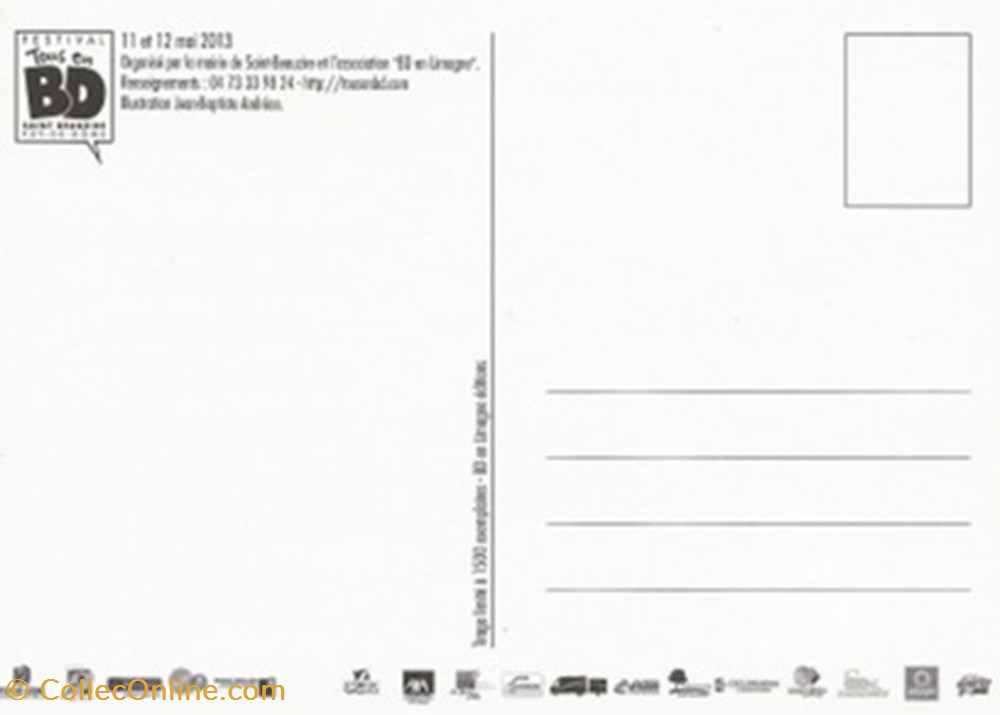 Saint-Beauzire (63) 2013 cartes postales bande dessinee saint beauzire 63 2013