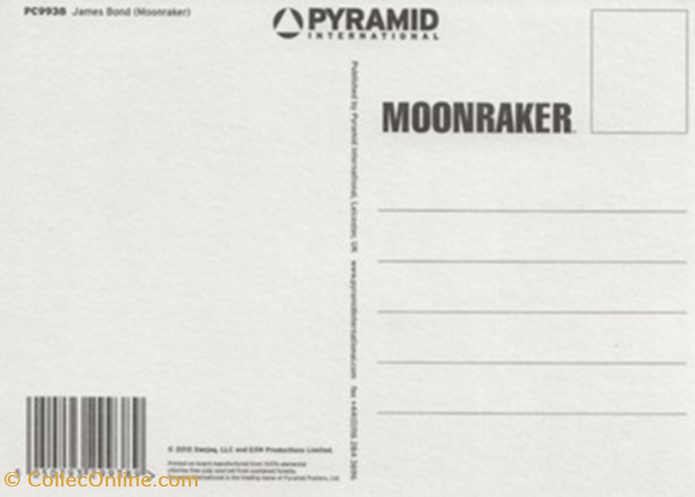 cartes postales autres moonraker