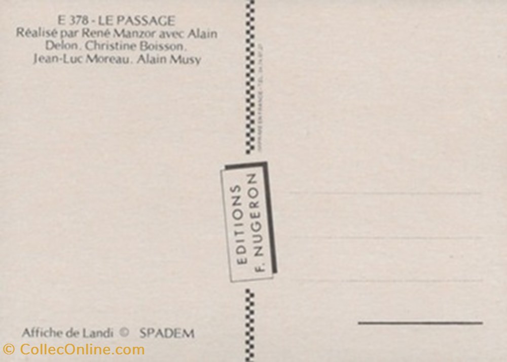 cartes postales autres le passage