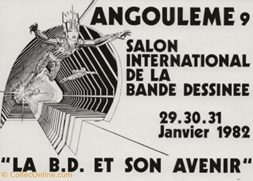 cartes postales bande dessinee angouleme 16 1982