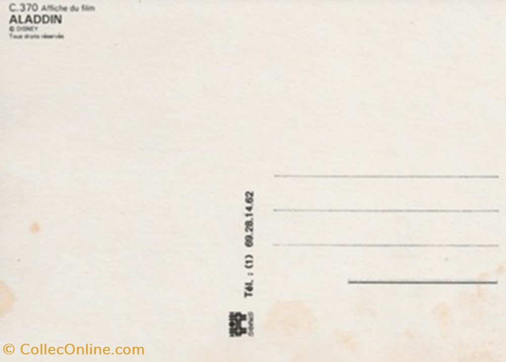 Aladin cartes postales autres aladin