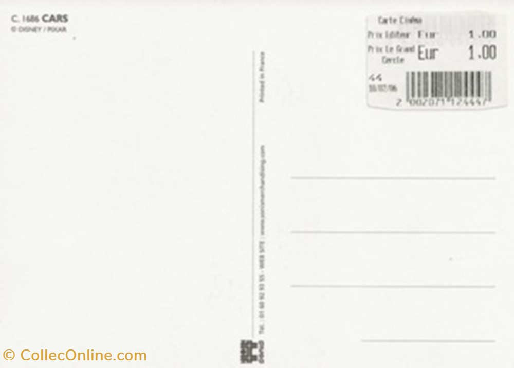 Cars cartes postales autres cars
