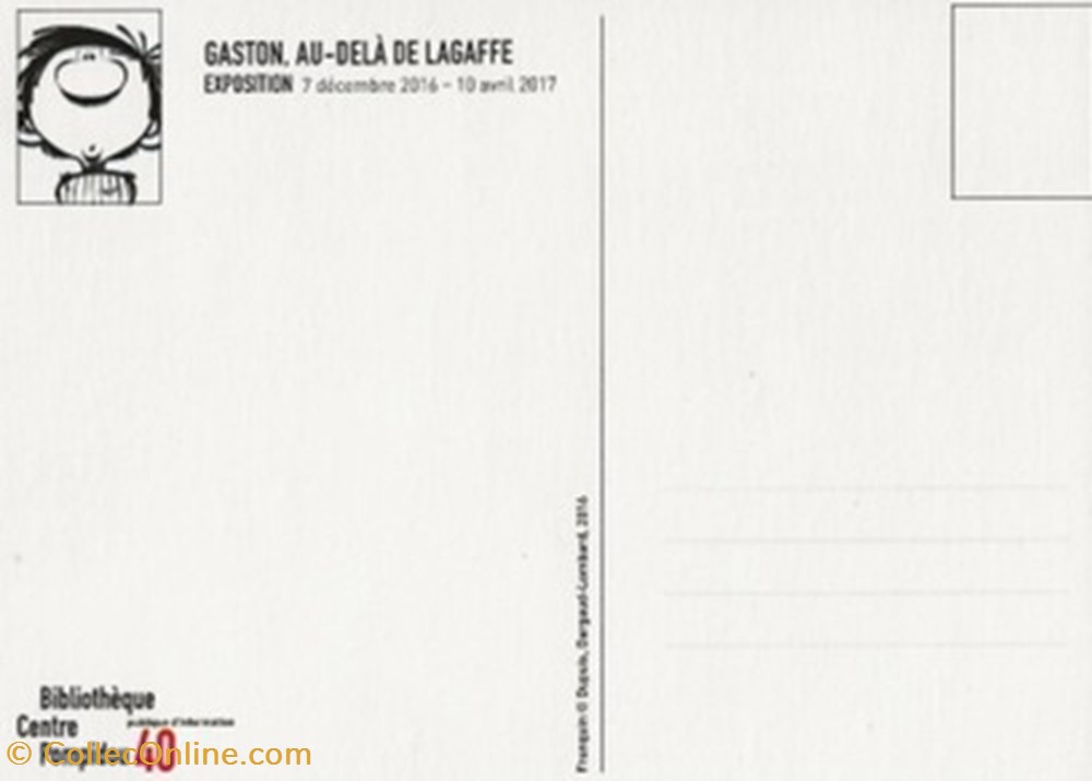 Gaston Lagaffe cartes postales bande dessinee gaston lagaffe