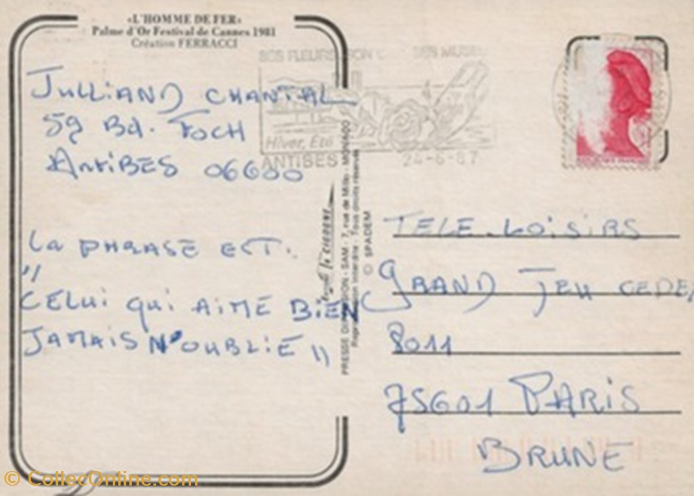 L'homme de fer cartes postales autres l homme de fer
