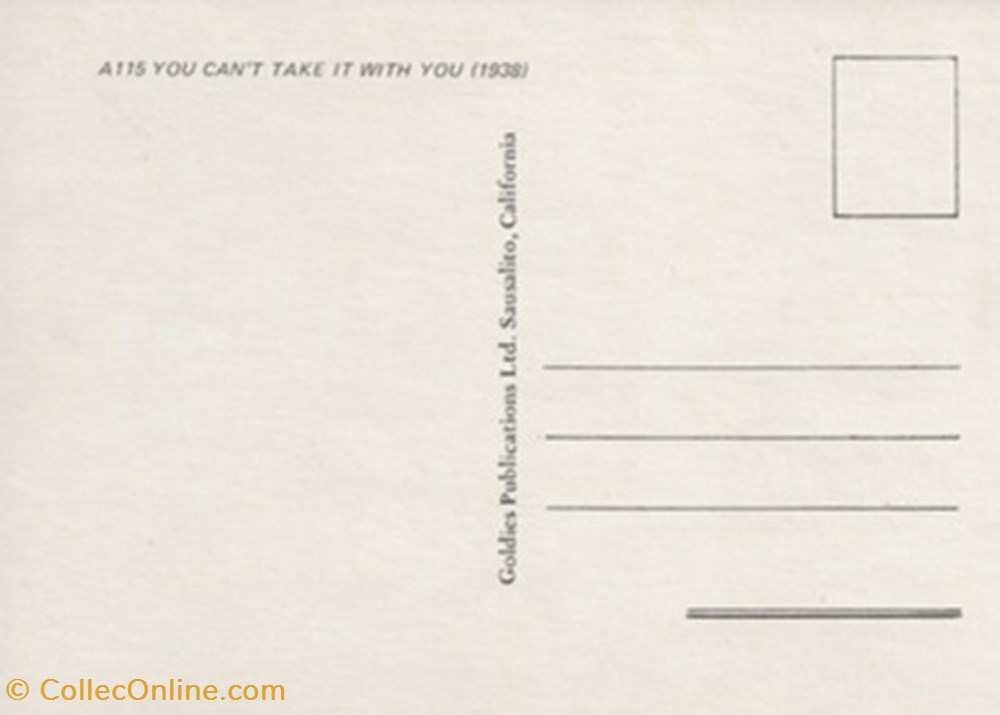 You can't take it with you cartes postales autres you can t take it with you
