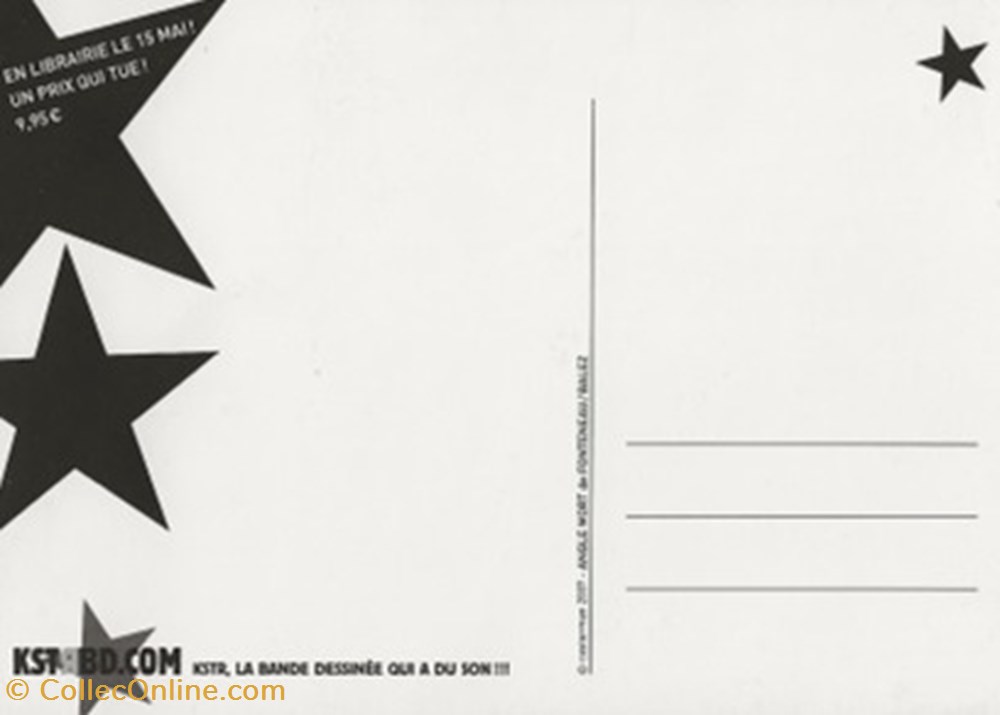 KSTR éditions cartes postales bande dessinee kstr editions