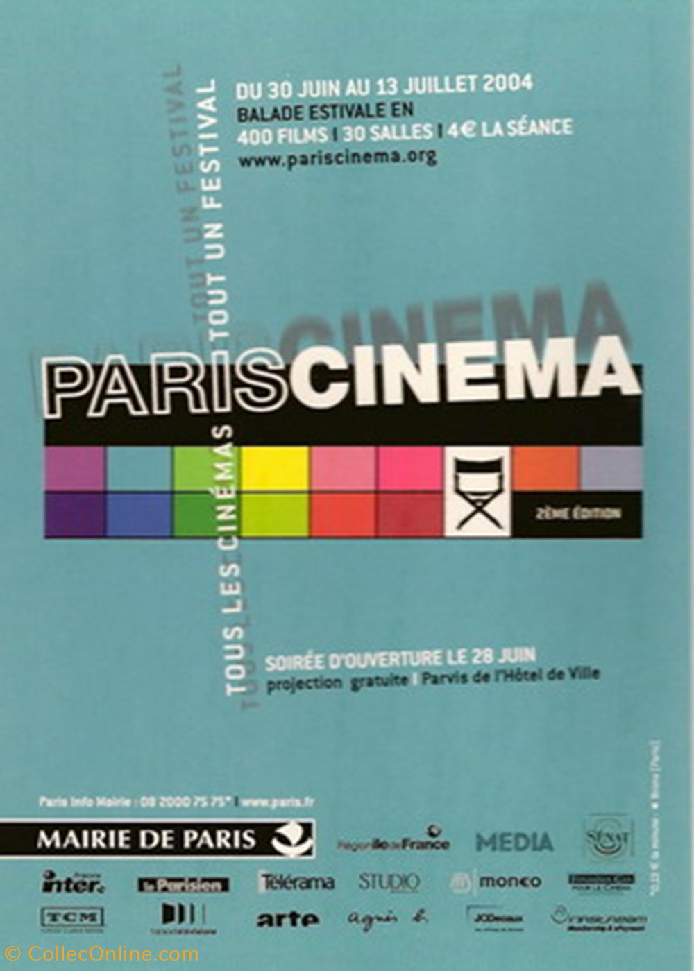 cartes postales autres paris festival de tous les cinema 2004