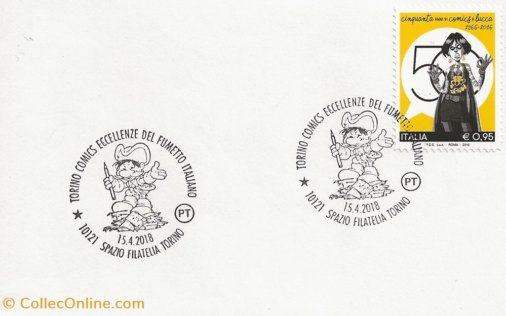 timbres torino italie 2018 torino comics eccellenze del fumetto italiano