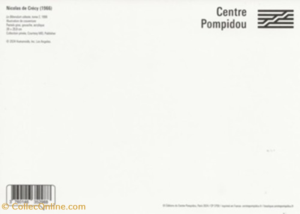 Nicolas de Crécy cartes postales bande dessinee nicolas de crecy