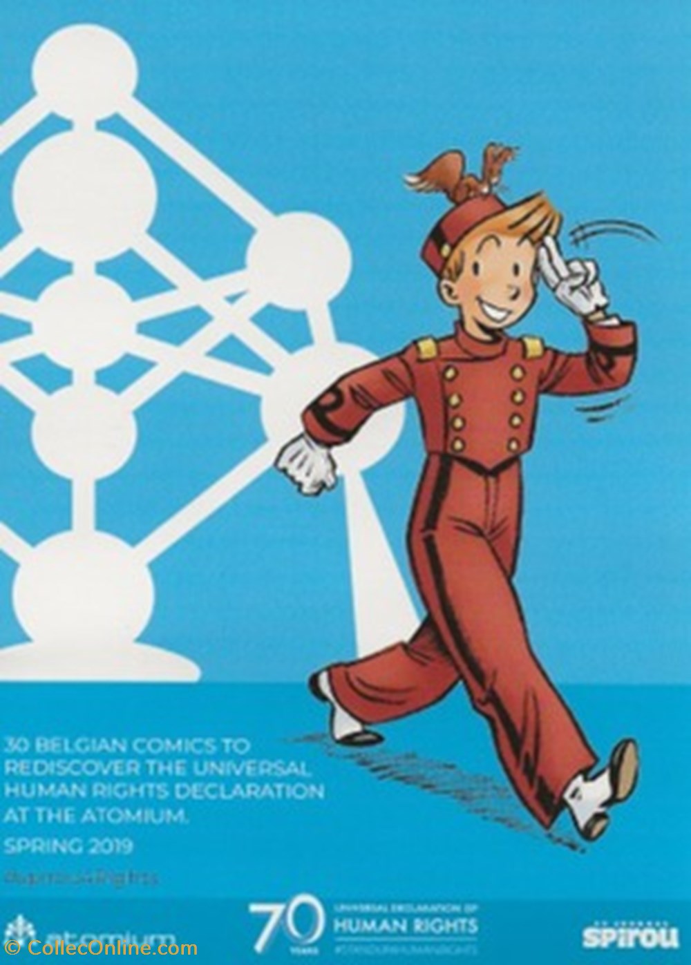 Spirou cartes postales bande dessinee spirou